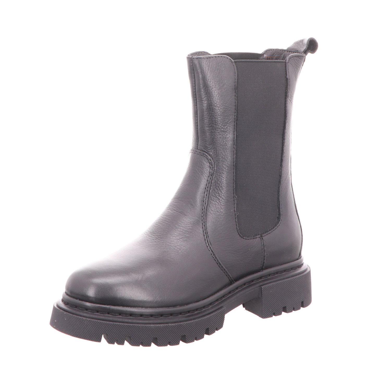 BOXX Damen-Stiefelette Chelsea Boot Schwarz