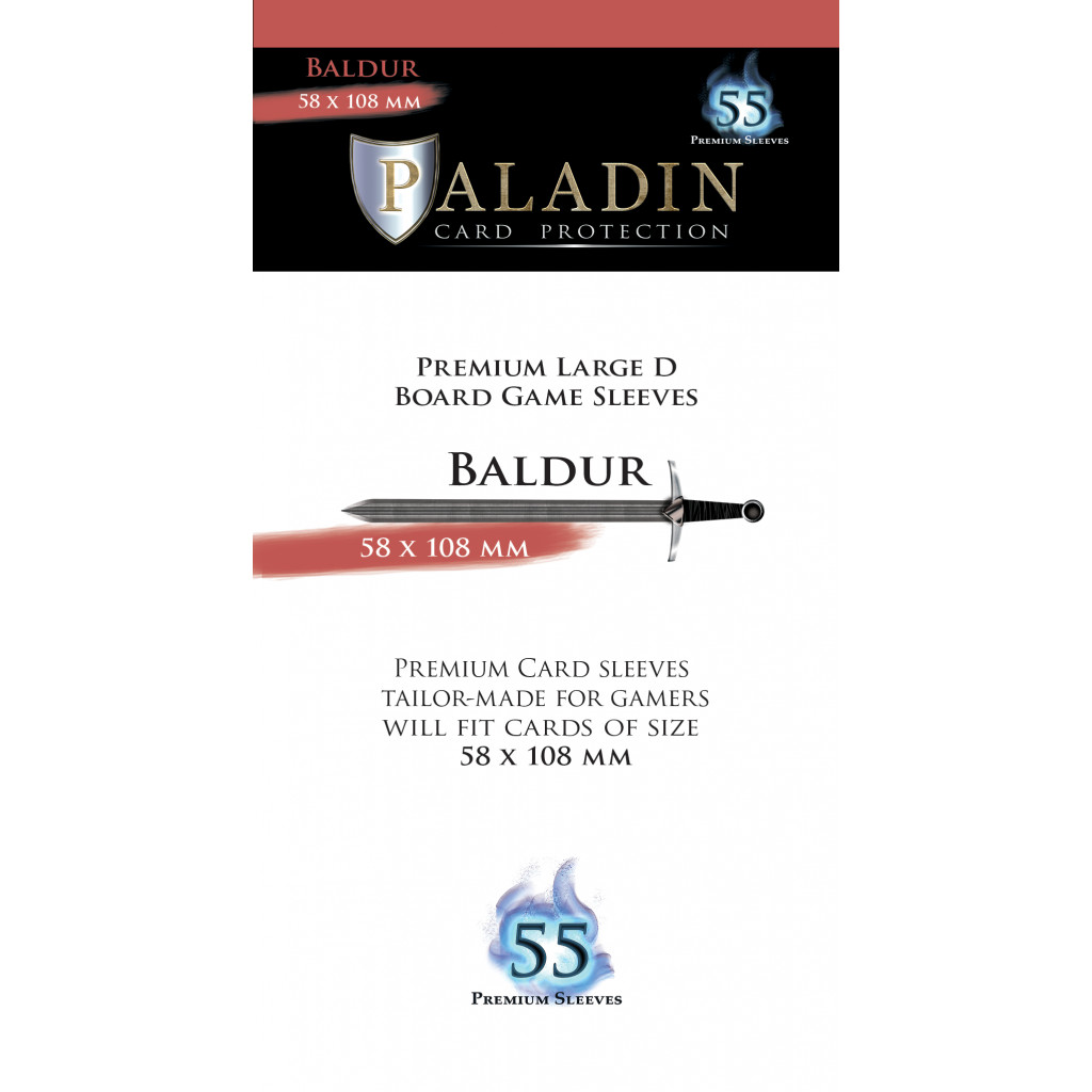 Pochettes Paladin - Baldur Large D - 58 x 108 mm - 55p