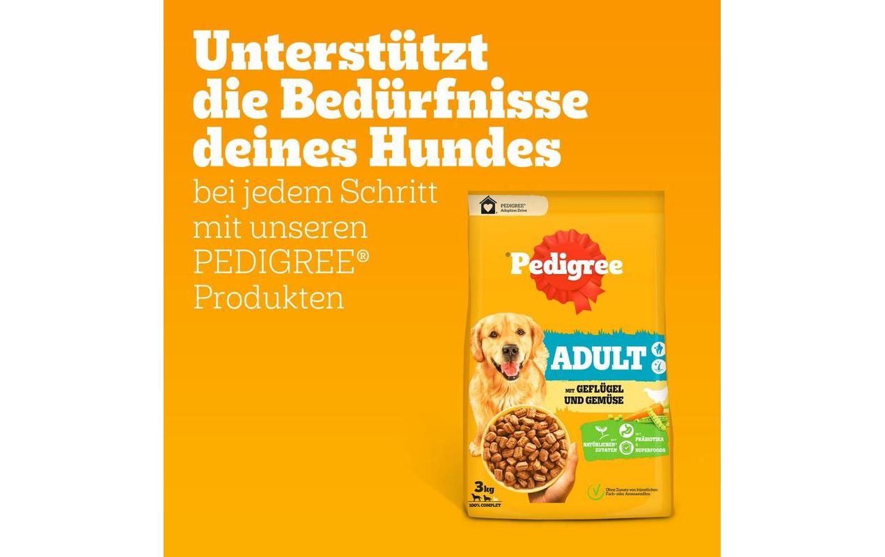 Trockenfutter Adult Geflügel und Gemüse, 3 kgVollwertige Trockennahrung mit ausgewogenen Nährstoffen