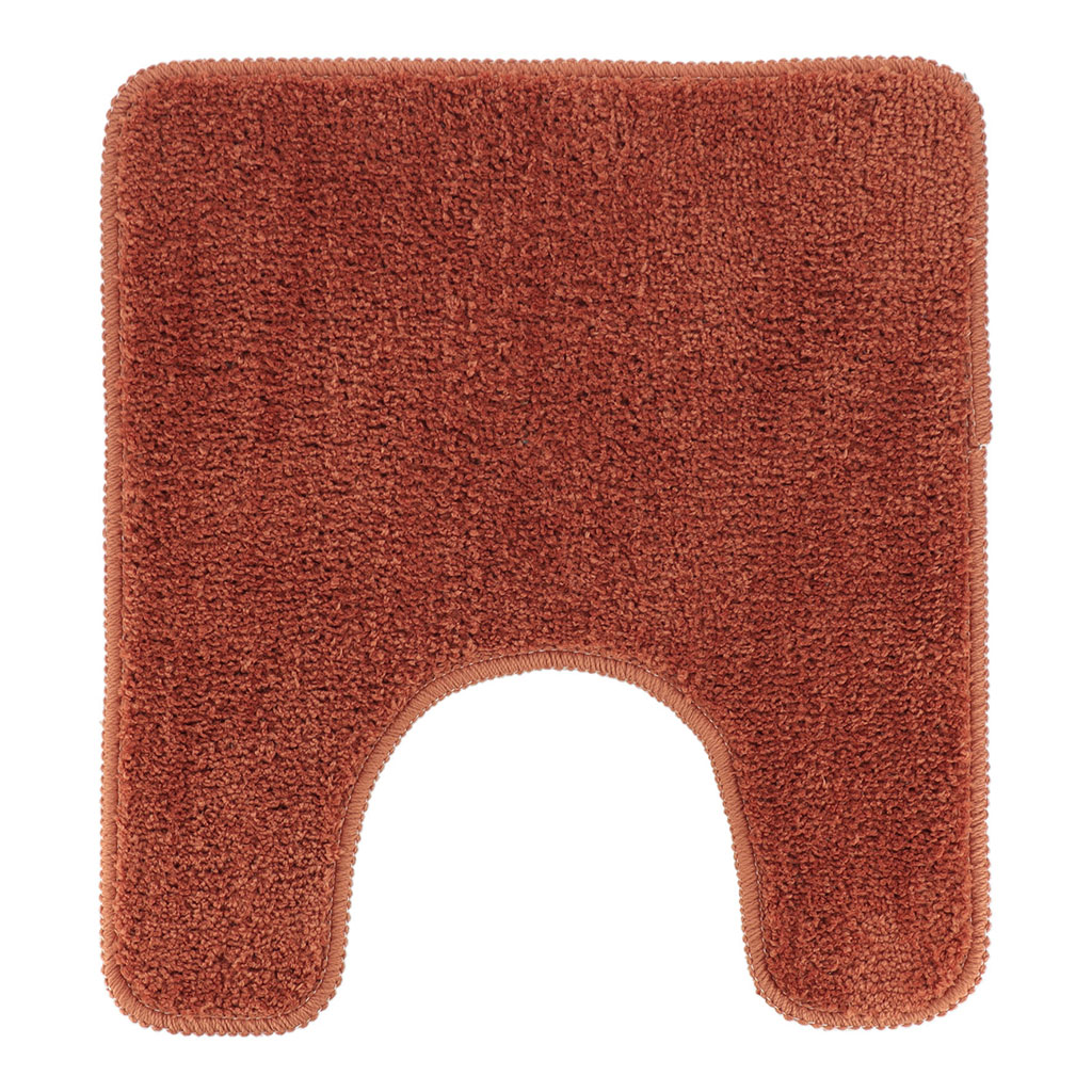 Tapis contour WC doux cuivre 45x50cm