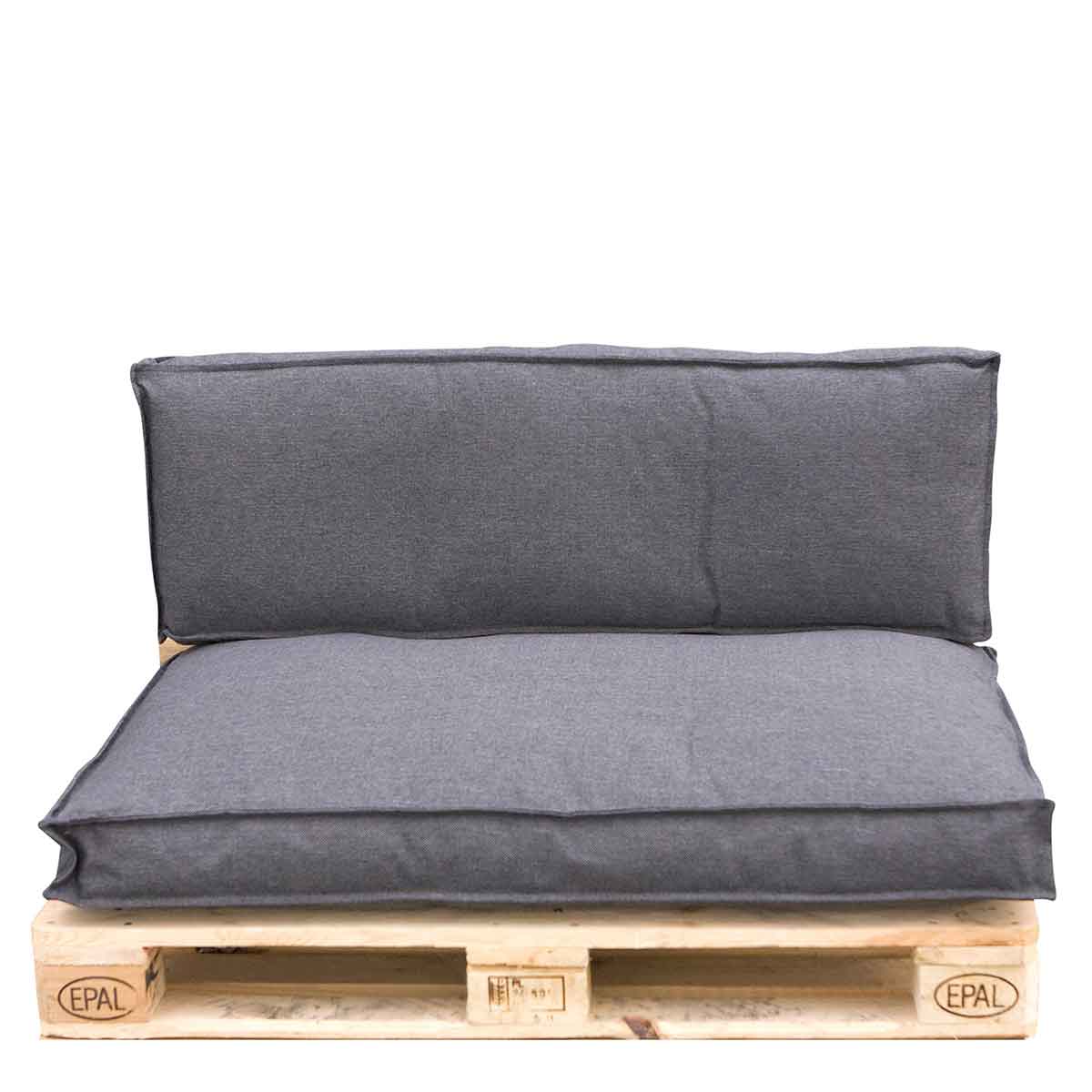 In the mood coussin de palette mick - 120x80x12 cm - pe - gris