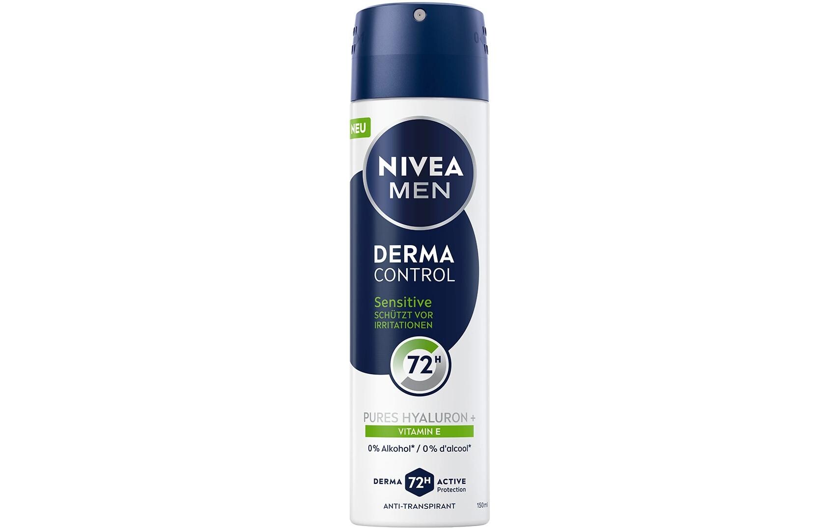 Deo Spray Derma Control Sensitive Male 150 mlDeo bietet langanhaltenden Schutz gegen Körpergeruch