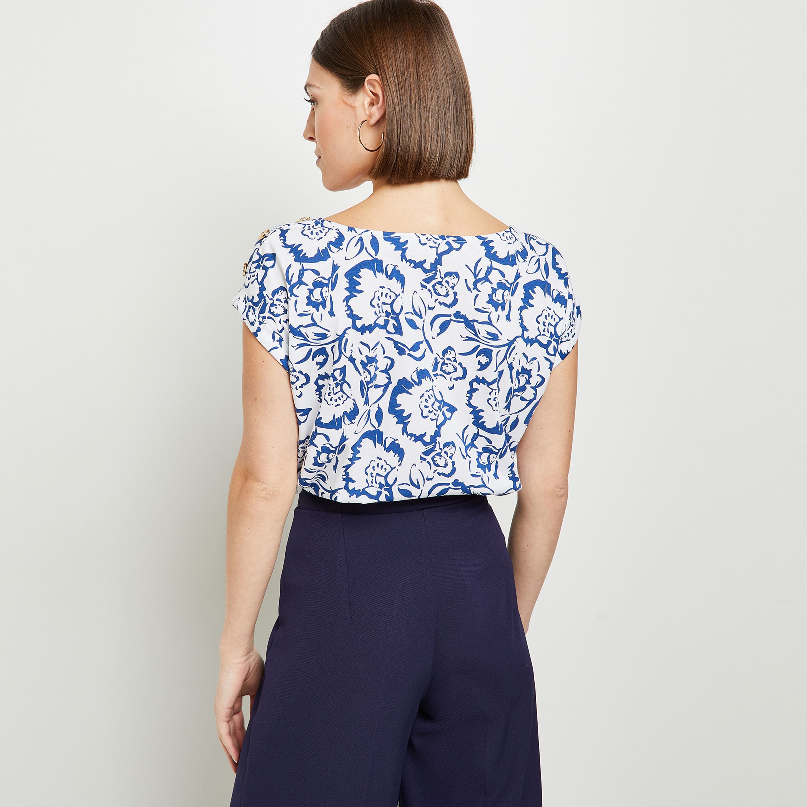 Tshirt imprimé femme - BLANC