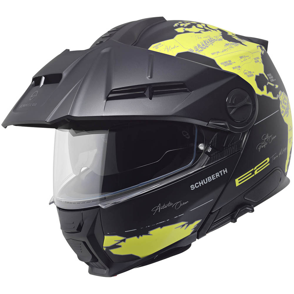 Schuberth - Casque E2 Atlas Noir / Jaune / Mat