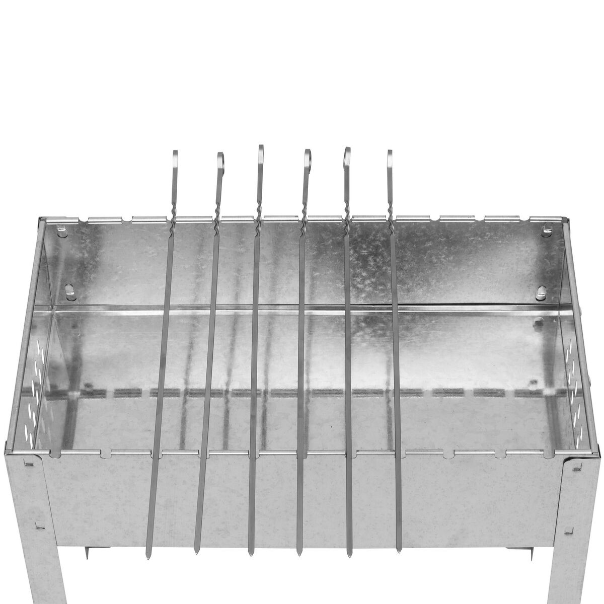 Kullgrill med grillspyd