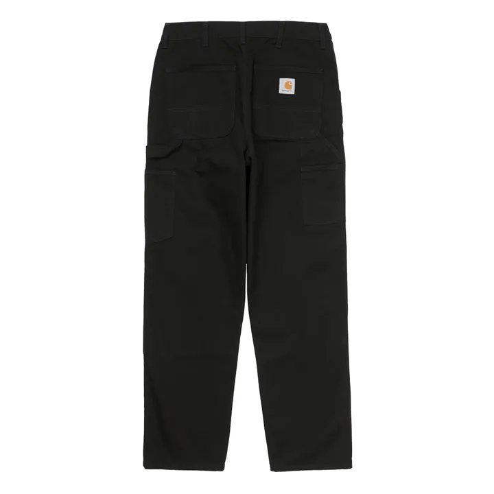 Carhartt WIP Pantalon Large Double Knee Coton Bio | Noir