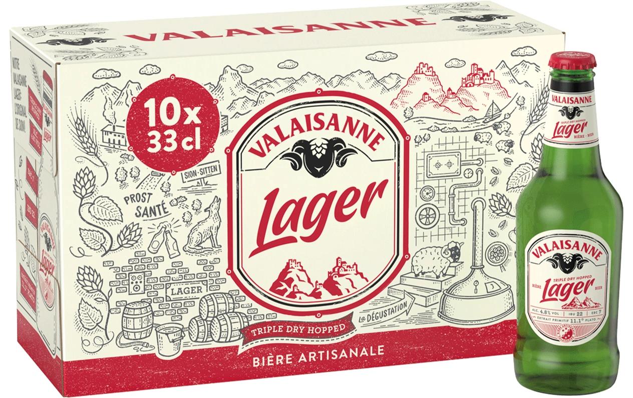 Lager Bier 10 x 0.33 lWürziges Schweizer Lagerbier