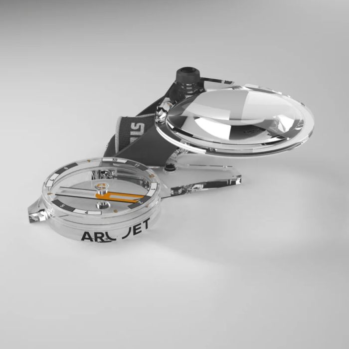 Silva Unisex Kompas og korttilbehør Arc Jet S Right Sort