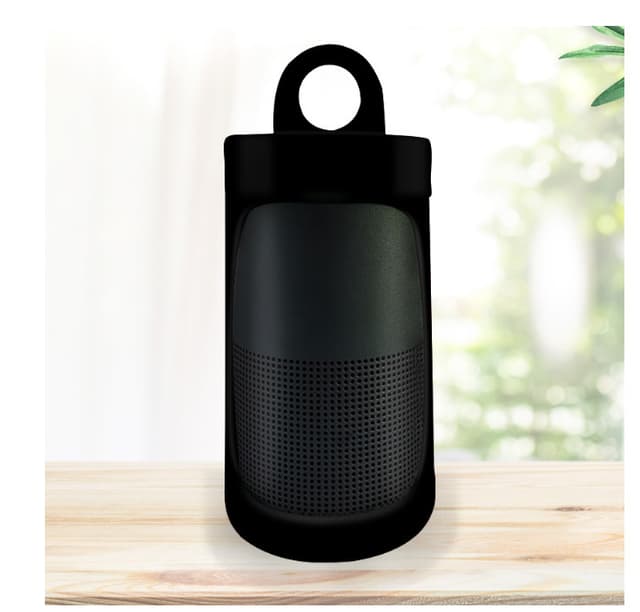 Silikone beskyttende etui til Bose SoundLink Revolve Bluetooth-højttaler Sort