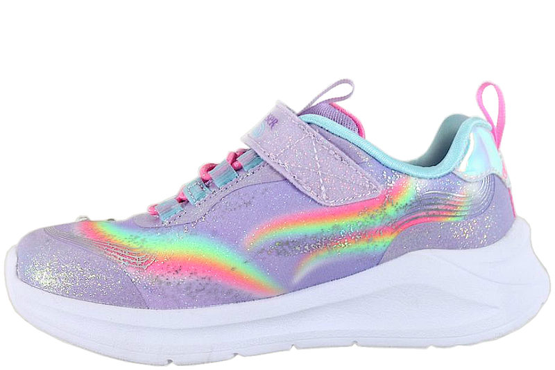 SKECHERS S LIGHTS UNICORN CHASER SNEAKERS MED LYS