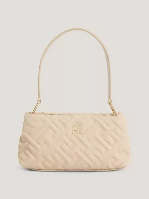 Bolsa de ombro TH Soft Matelassada com Monograma