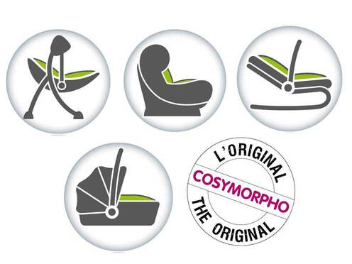 Cosymorpho Smokey Coussin Réducteur Universel pour Bébé - BABYMOOV
