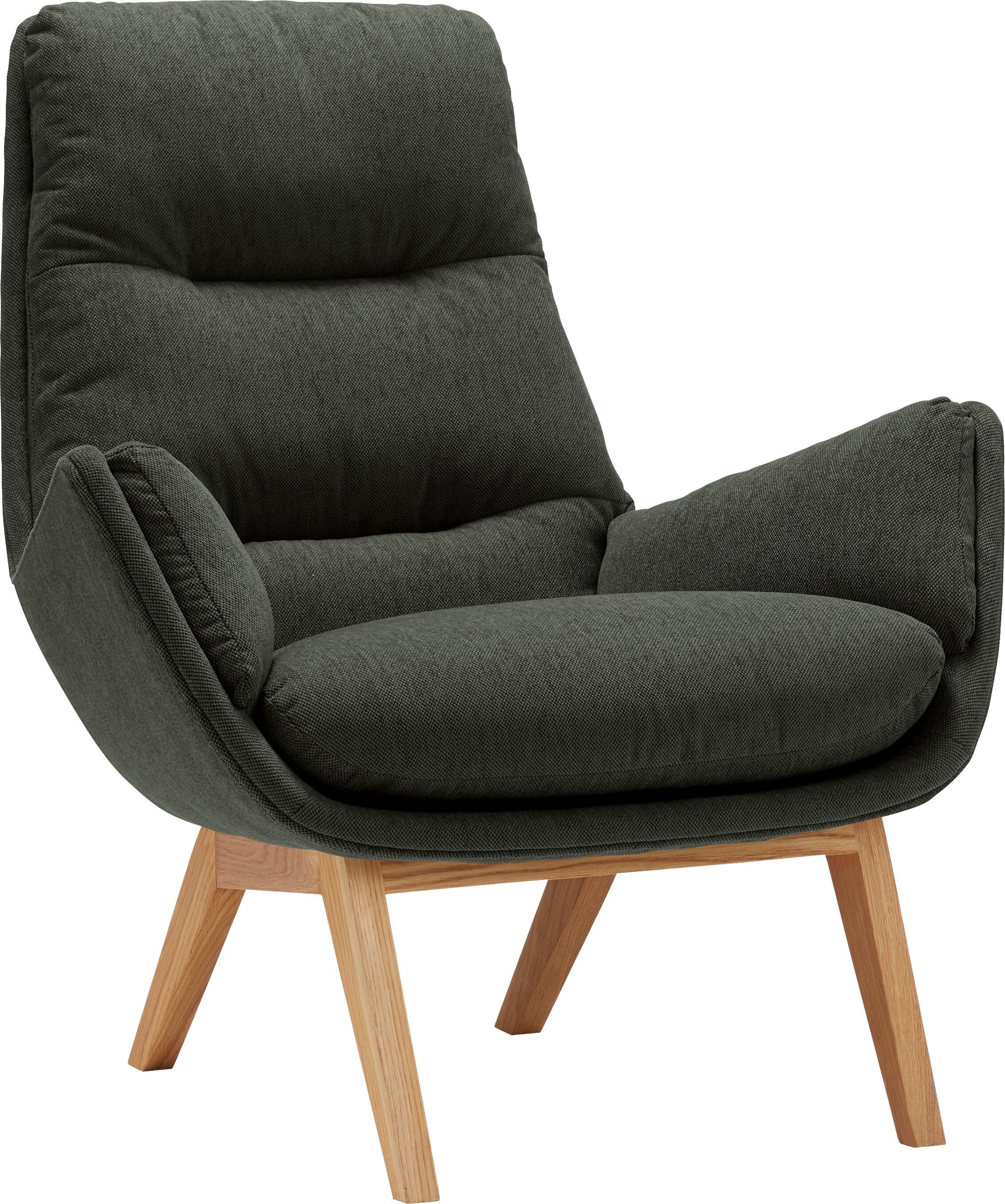 ANDRES Sessel - Grün / B: 83.0 cm x T: 94.0 cm x H: 97.0 cm