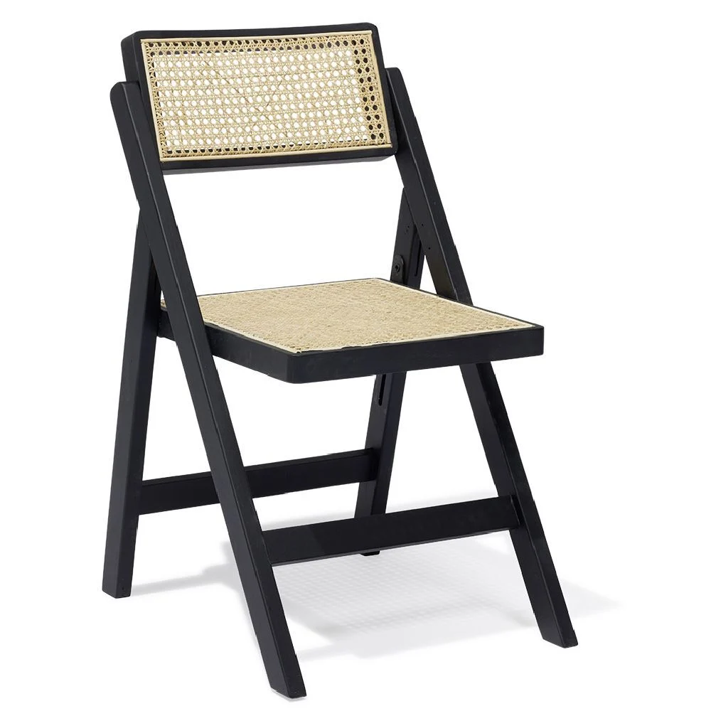 Chaise Mya pliable noir