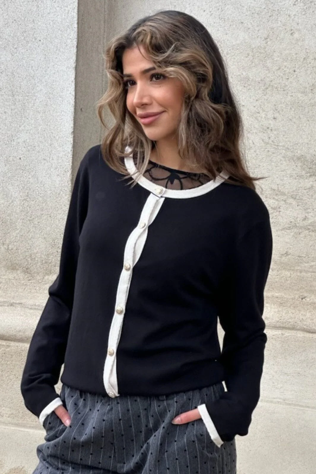 Continue Diane Cardigan 14689 black
