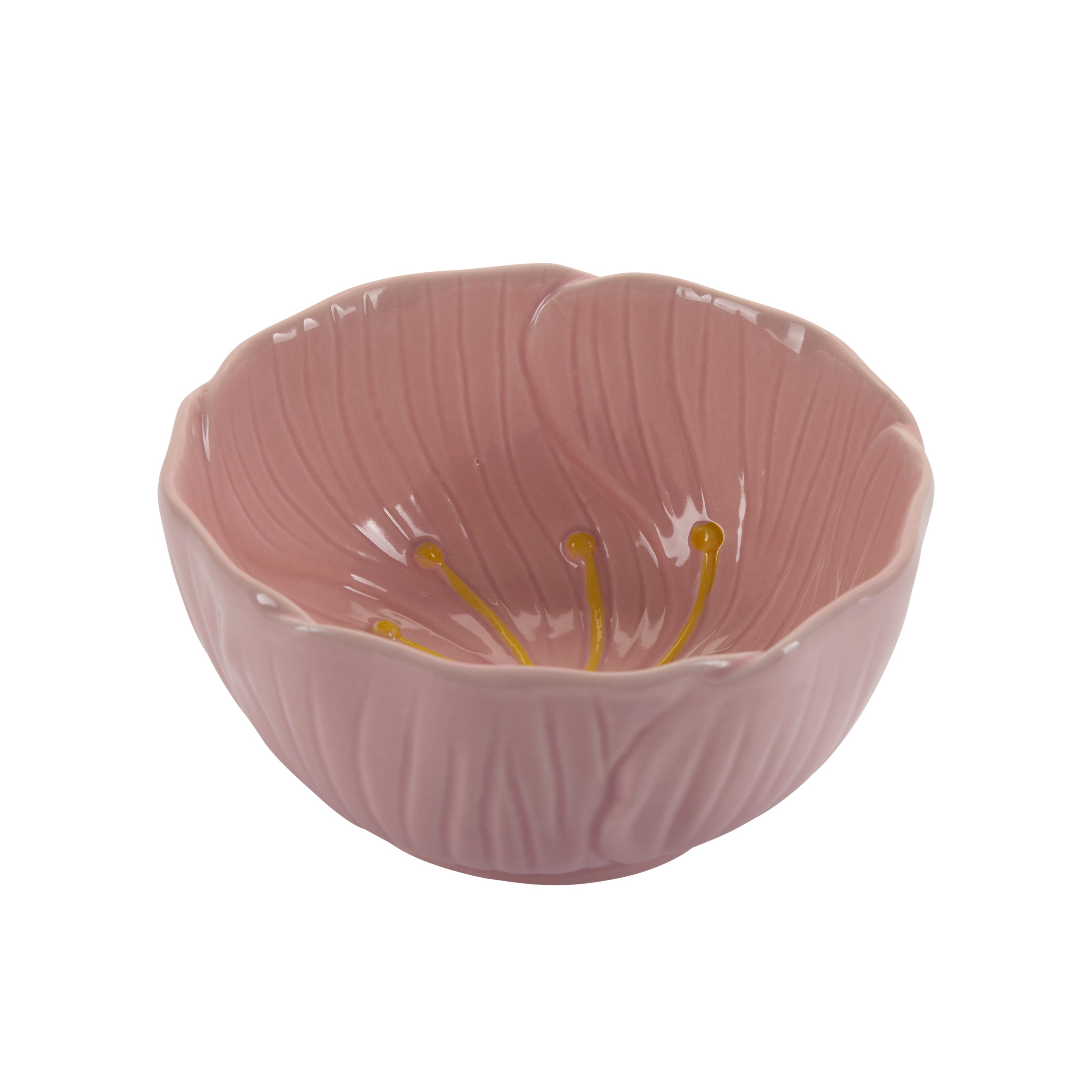 Bahne Interior  Blomster skål, rosa - D11 cm.