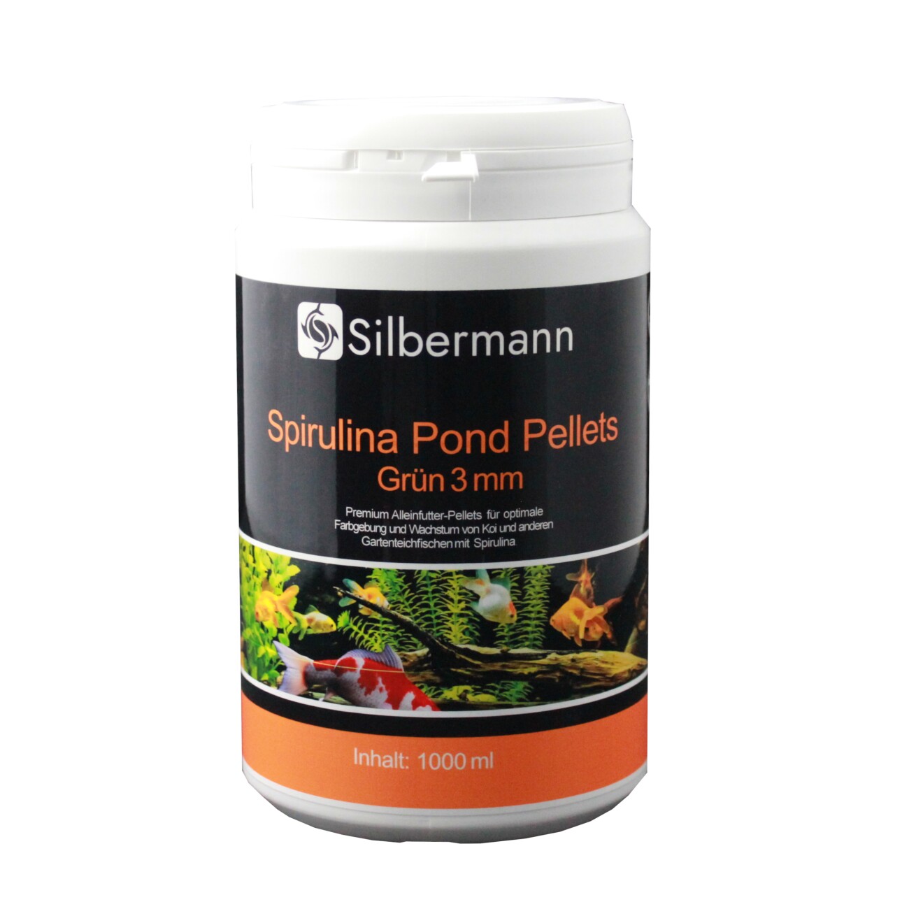 Silbermann Spirulina Pond Pellets 3 mm 1 l