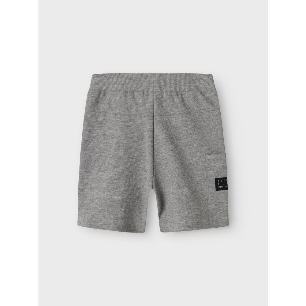 Køb Name It Grey Melange Nmmvivasse Long Swe Shorts Unb