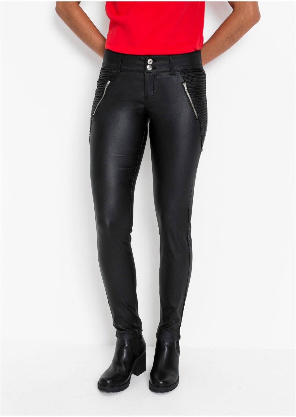 Pantalon style motard