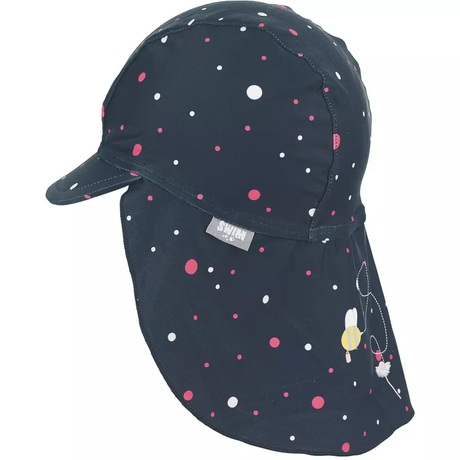 Sterntaler Schirmmütze mit Nackenschutz Biene marine