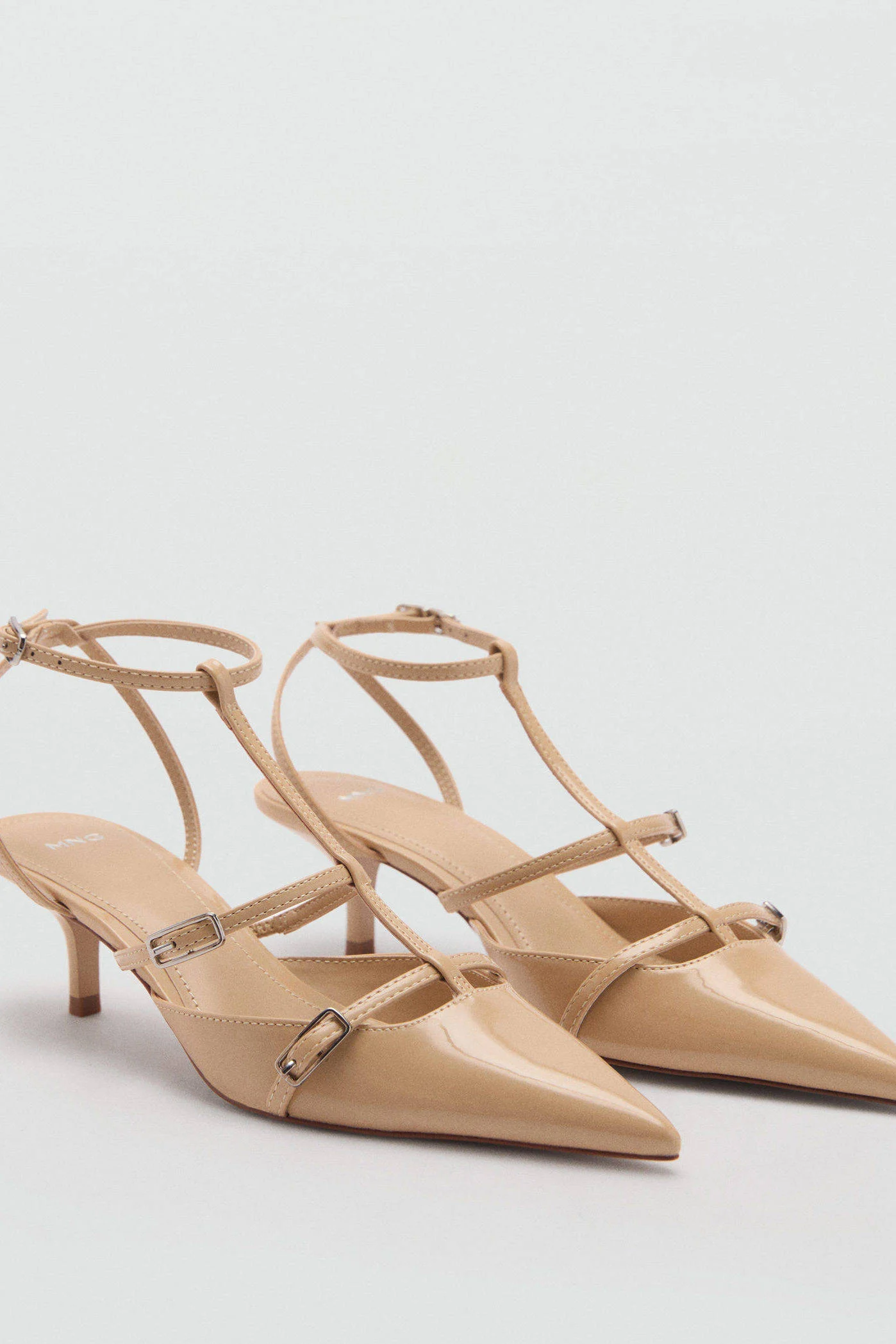 Mango pumps beige