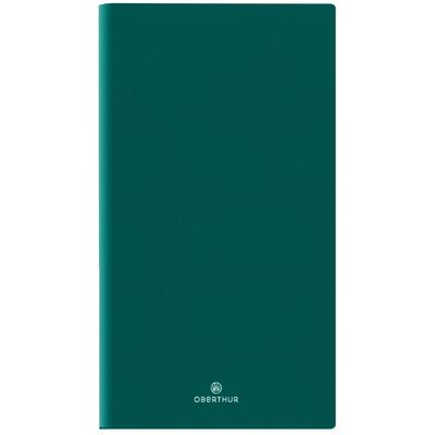 Agenda de poche Odessa - 1 semaine sur 2 pages - 9,5 x 17 cm - vert - Oberthur