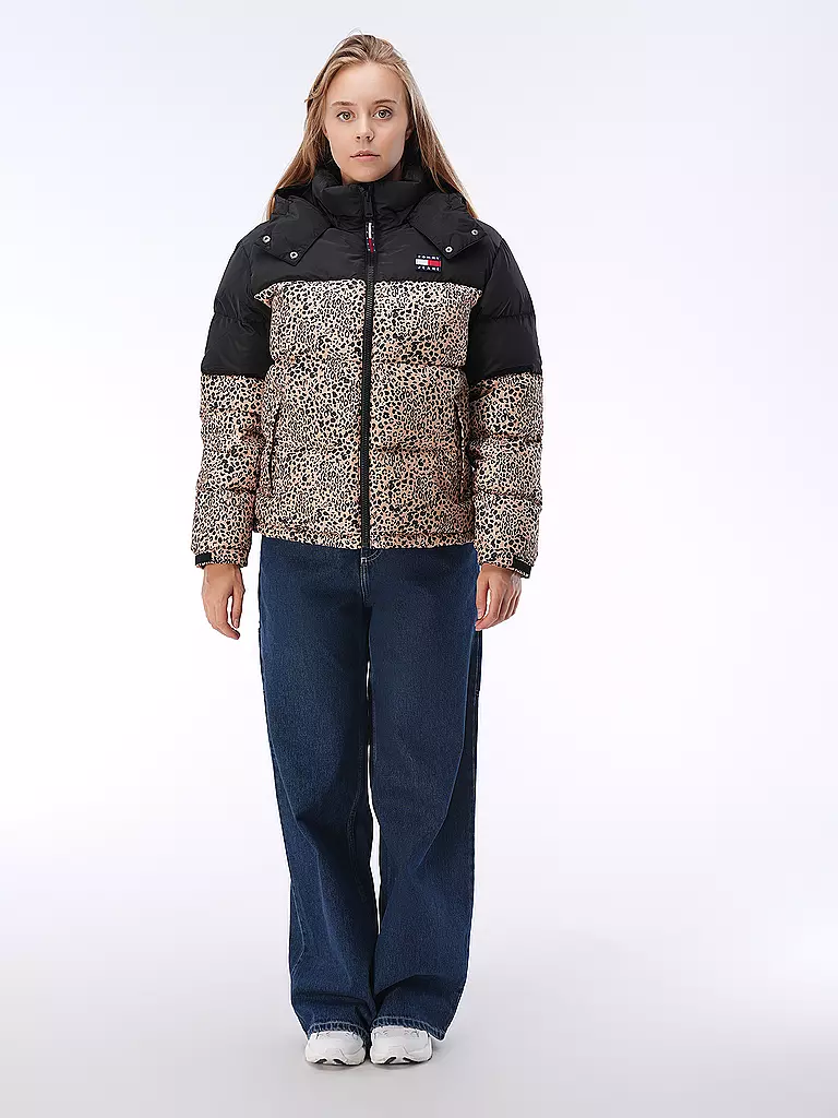 TOMMY JEANS Daunenjacke  schwarz