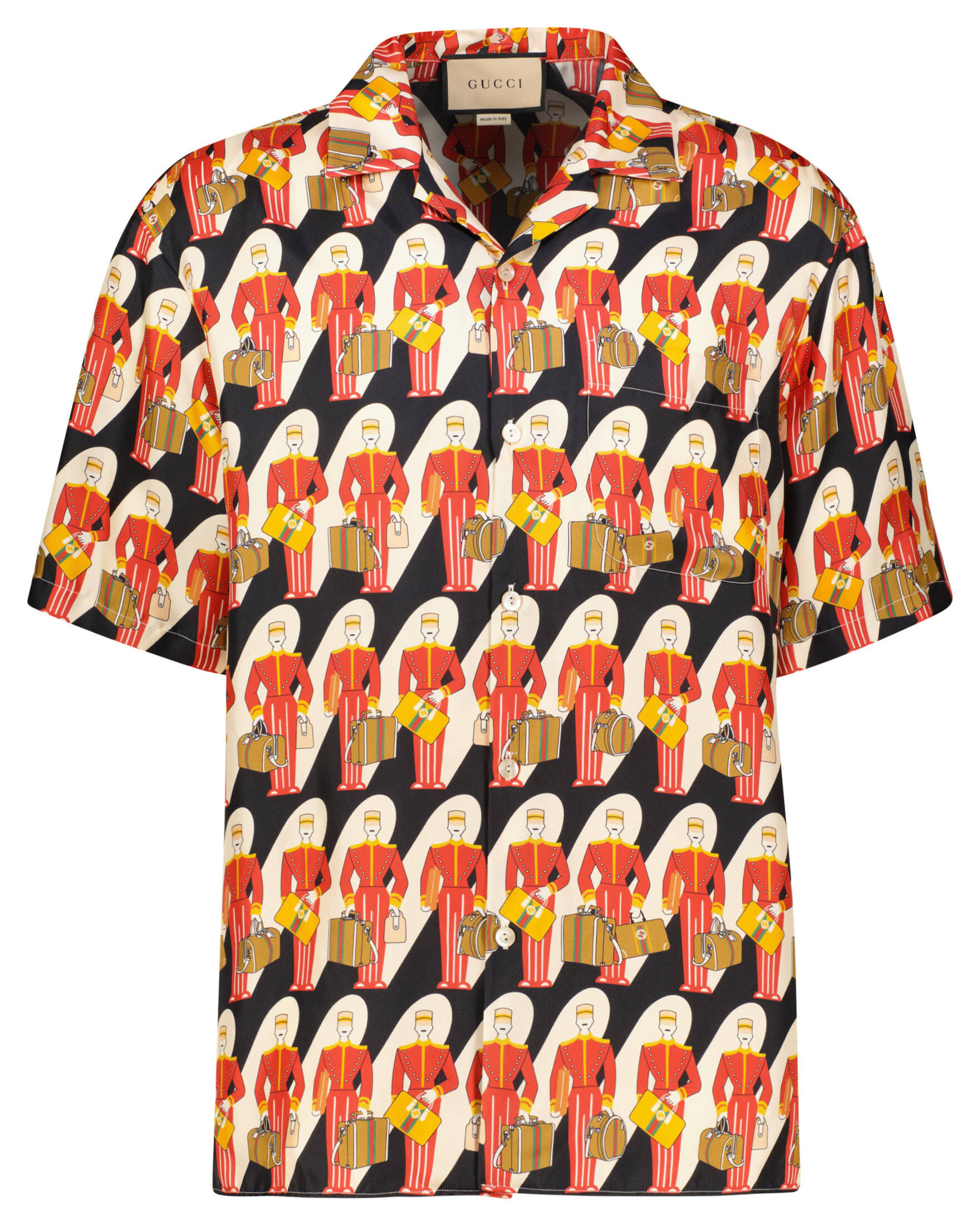Gucci| Herren Seidenhemd BOWLING SHIRT HAWAI