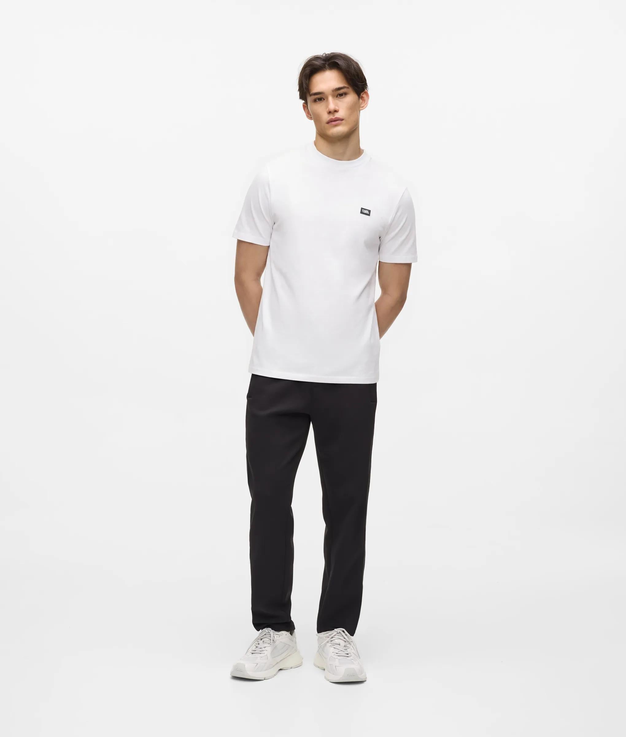 T-shirt met logopatch