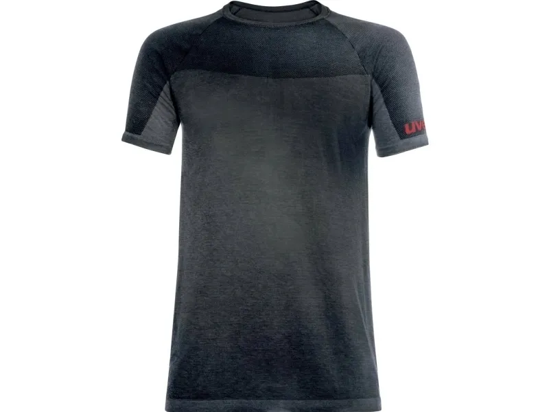 Uvex suXXeed ESD, T-shirt, Voksen, Hanstik, Sort, Grå, Mønster, 3XL/4XL