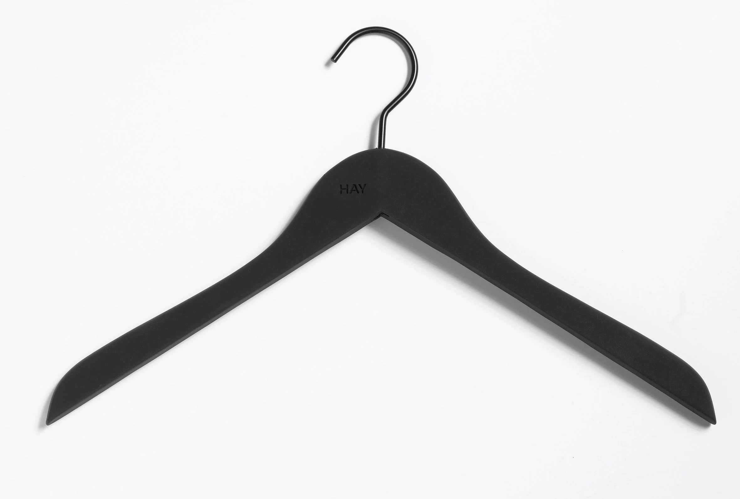 SOFT COAT - Cintre bois | Noir