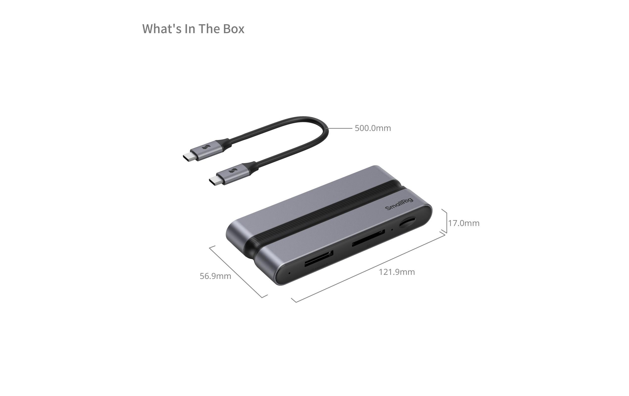 Dockingstation 9 in 1 CFexpress A -<br>Vielseitige Docking Station für Fotografen