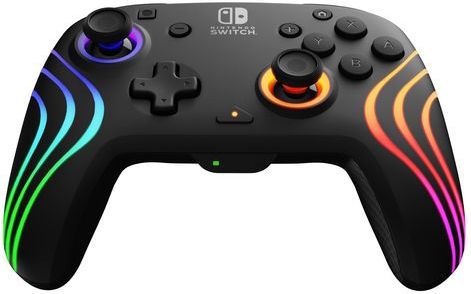 PDP Afterglow WAVE Draadloze Controller - RGB - Back Buttons - Zwart - Nintendo Switch/OLED