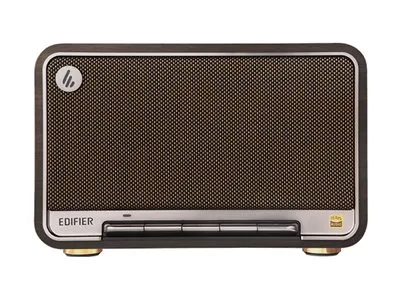 Edifier D32 - Højttaler - 2.1-kanal - trådløs - Bluetooth, Wi-Fi - App-kontrolleret - 60 Watt - 2-vejs - sort valnød