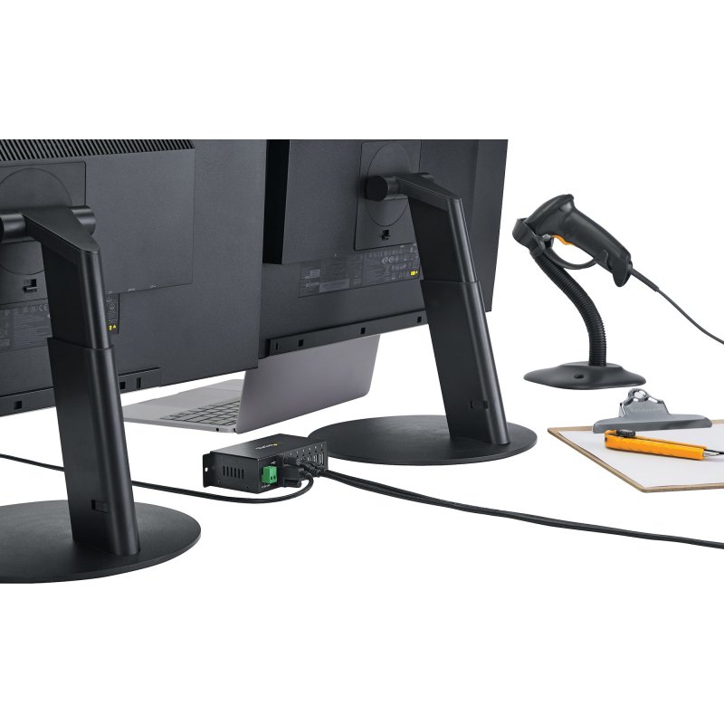 StarTech.com Robuste concentrateur industriel USB 7 ports, montable