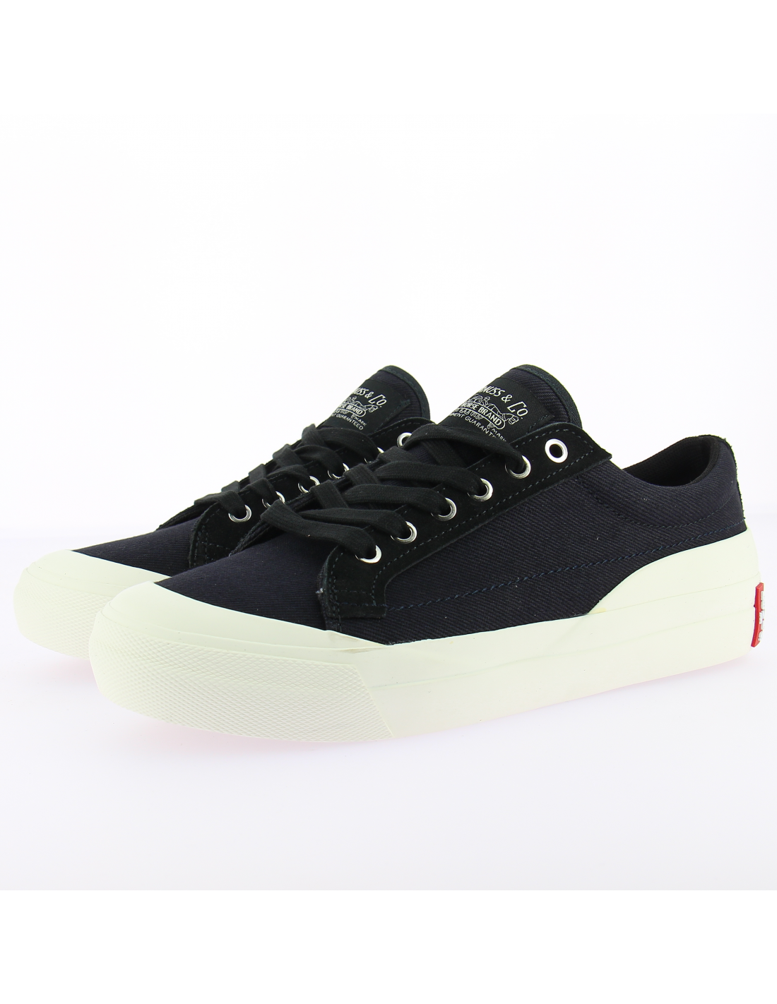 levi's baskets de ville homme ls1 low noir/blanc