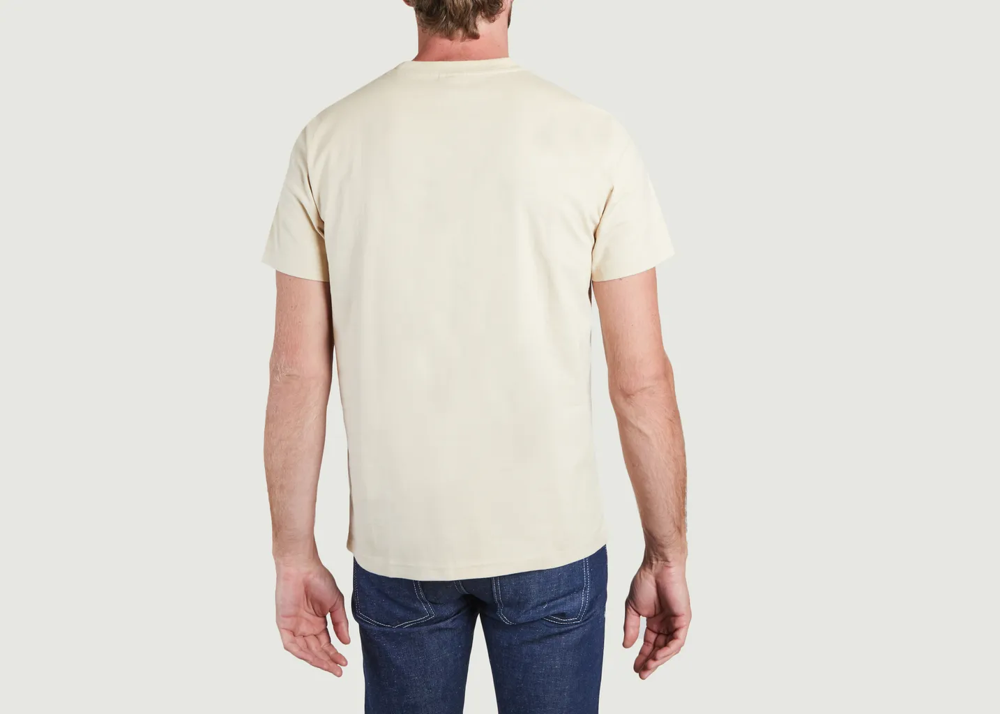 T-shirt Roy Logo en coton bio Nudie Jeans