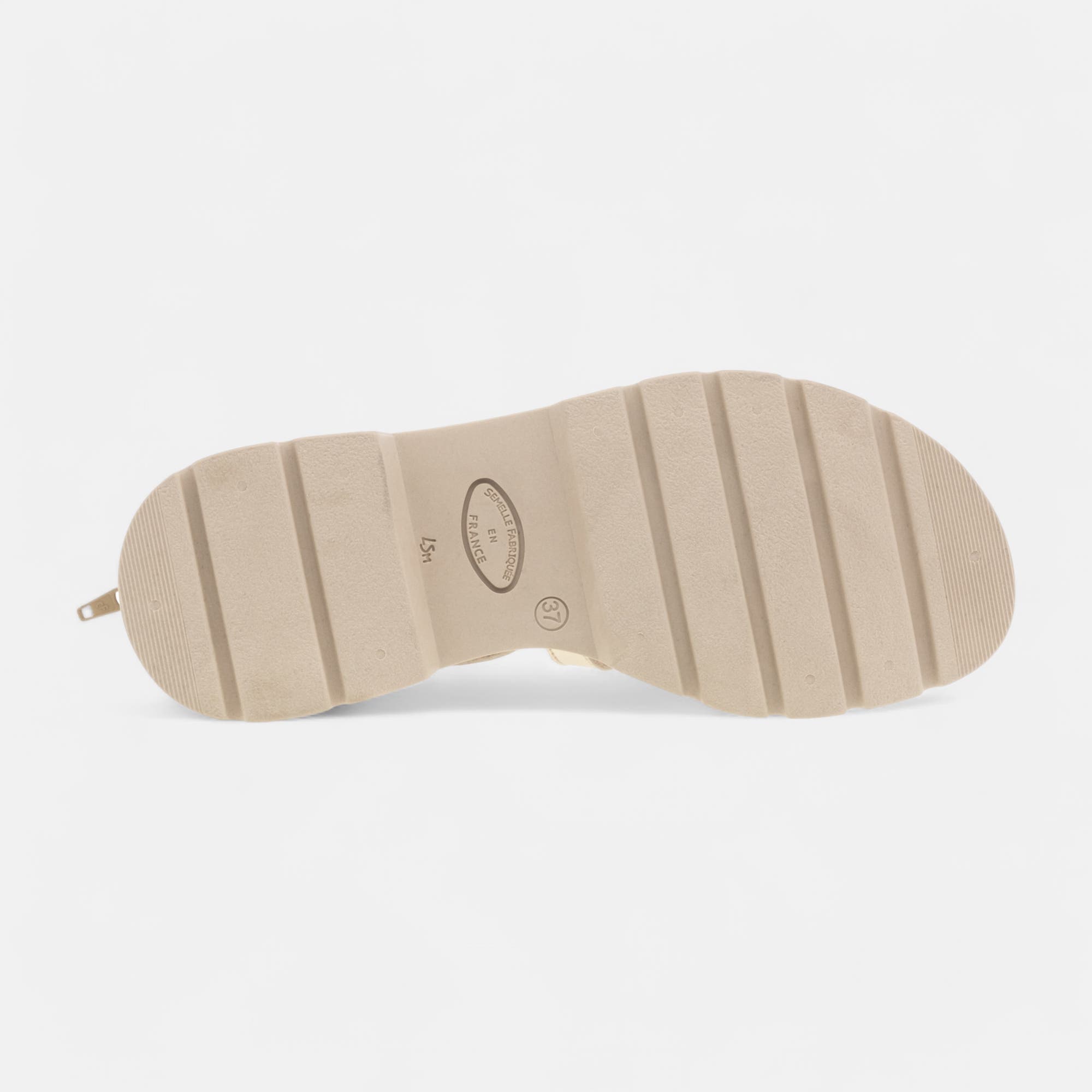 Sandales Femme en cuir or