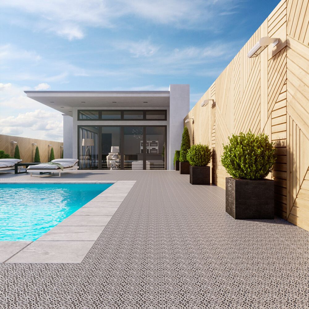 PLASTFLIS BERGO XL STONE GREY 1M²