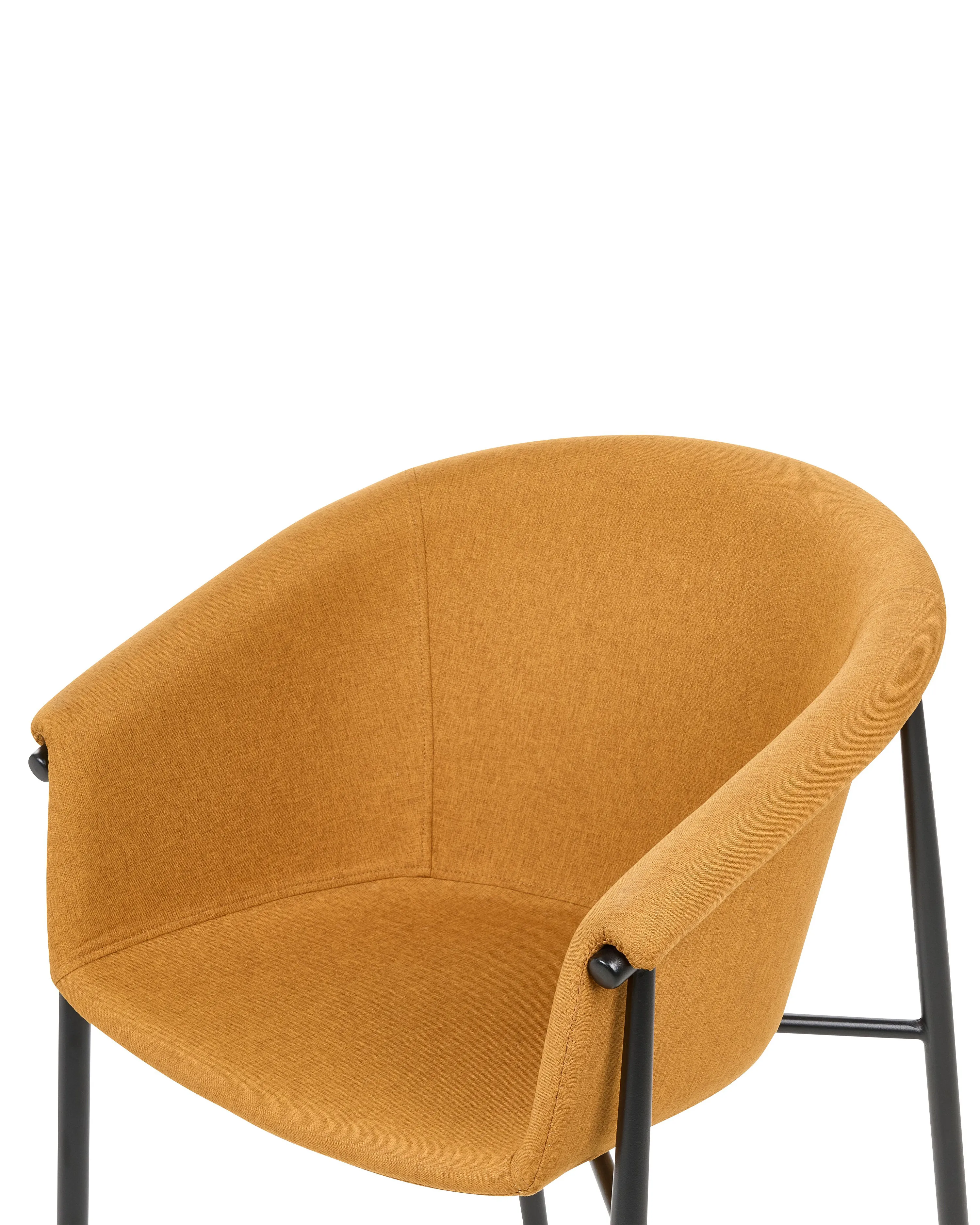 Set van 2 eetkamerstoelen AMES Oranje