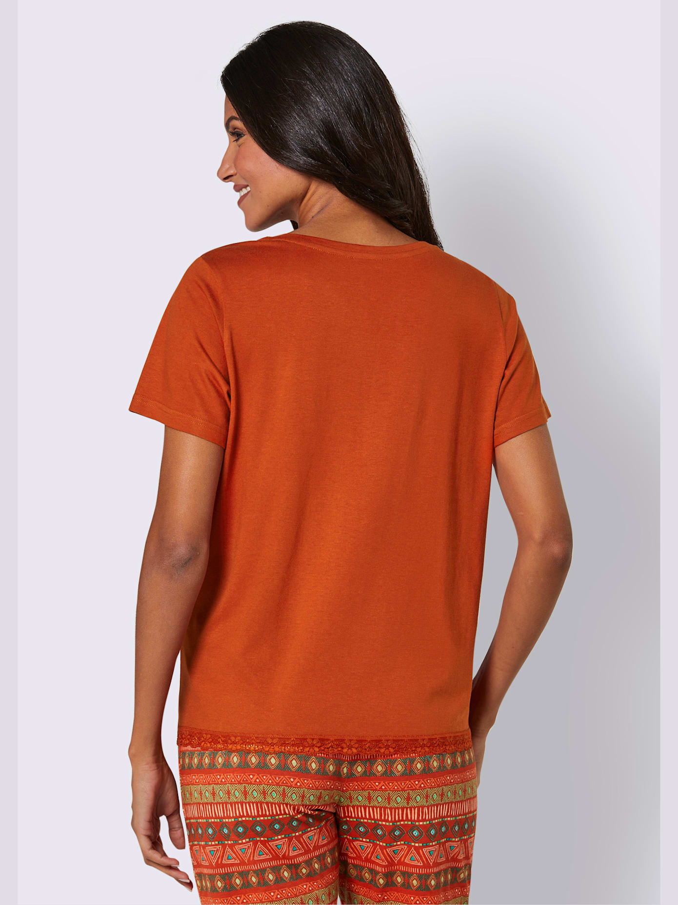 Pyjama-t-shirt jersey fin