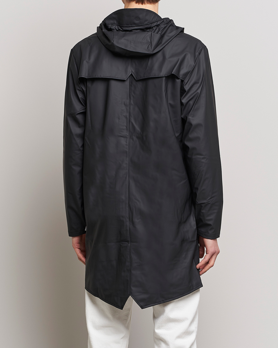 RAINS Long Jacket Black