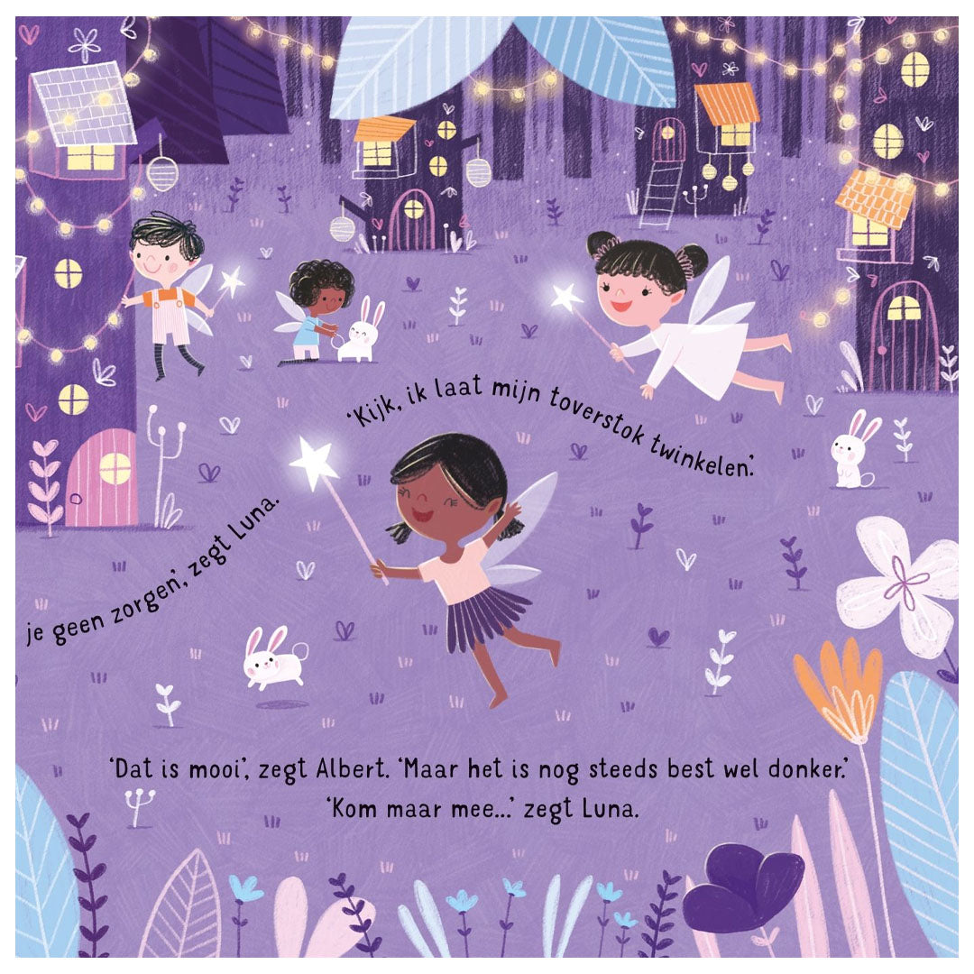 Uitgeverij usborne lichtjesboek elfjes