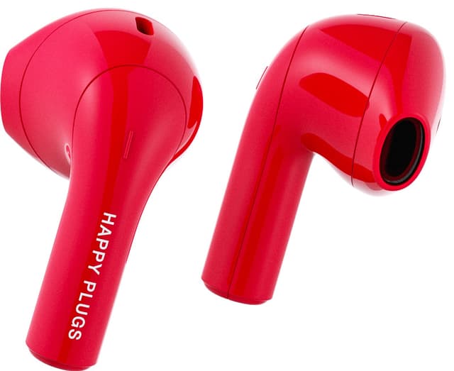 Happy Plugs Joy True Wireless in-ear høretelefoner (rød)