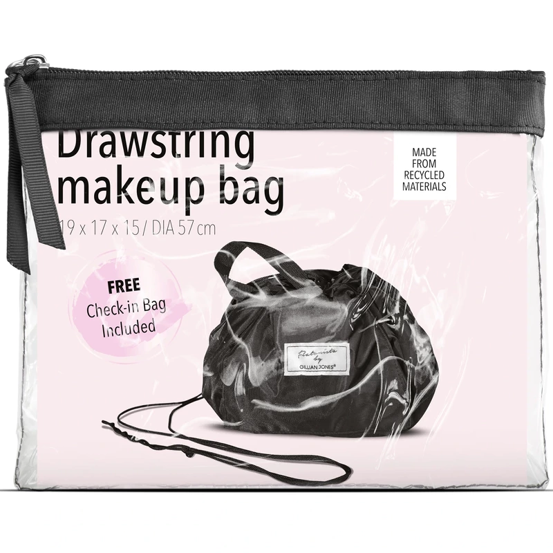 Gillian Jones Pull & Pack Toilet Bag - Black 10015-00