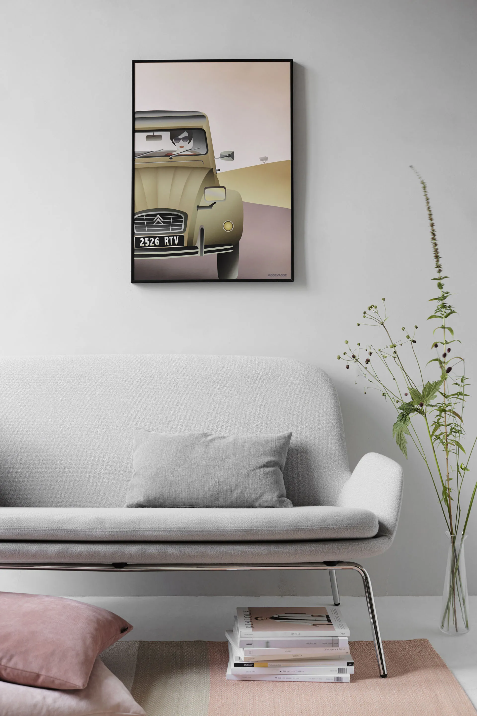 Vissevasse Plakat 2CV Citroën