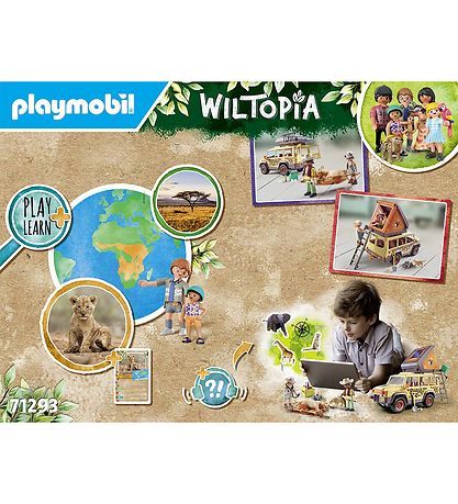 Playmobil Wiltopia - Med ATW Inde Hos L?verne - 71293 - 98 Dele