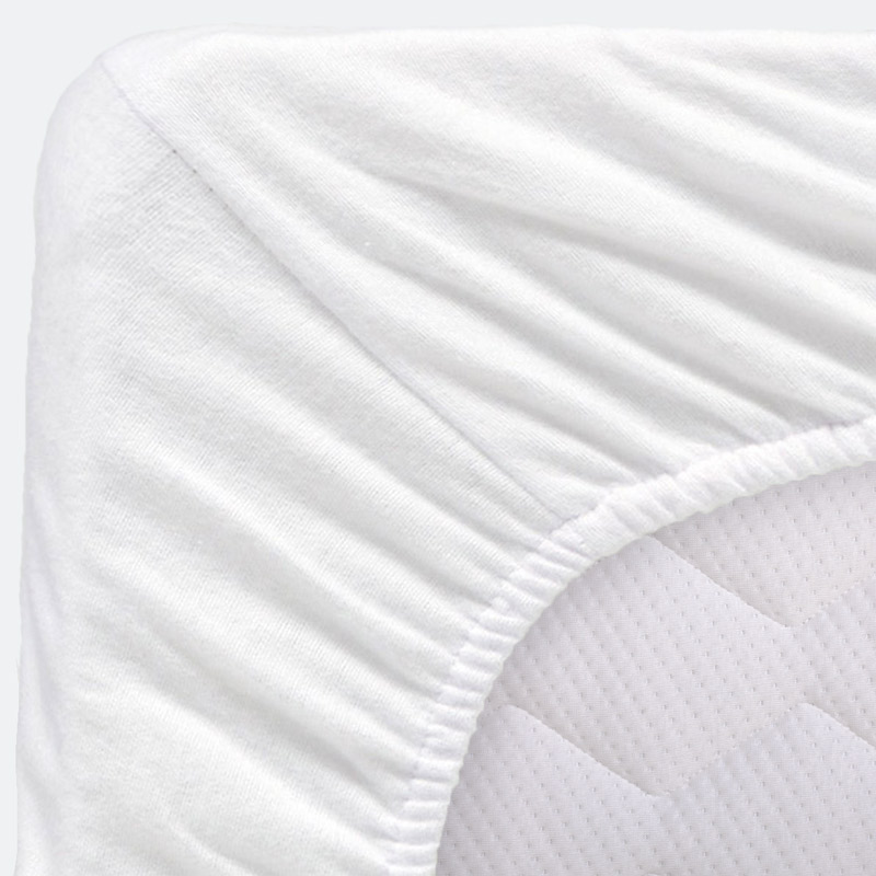 Protège matelas molleton blanc