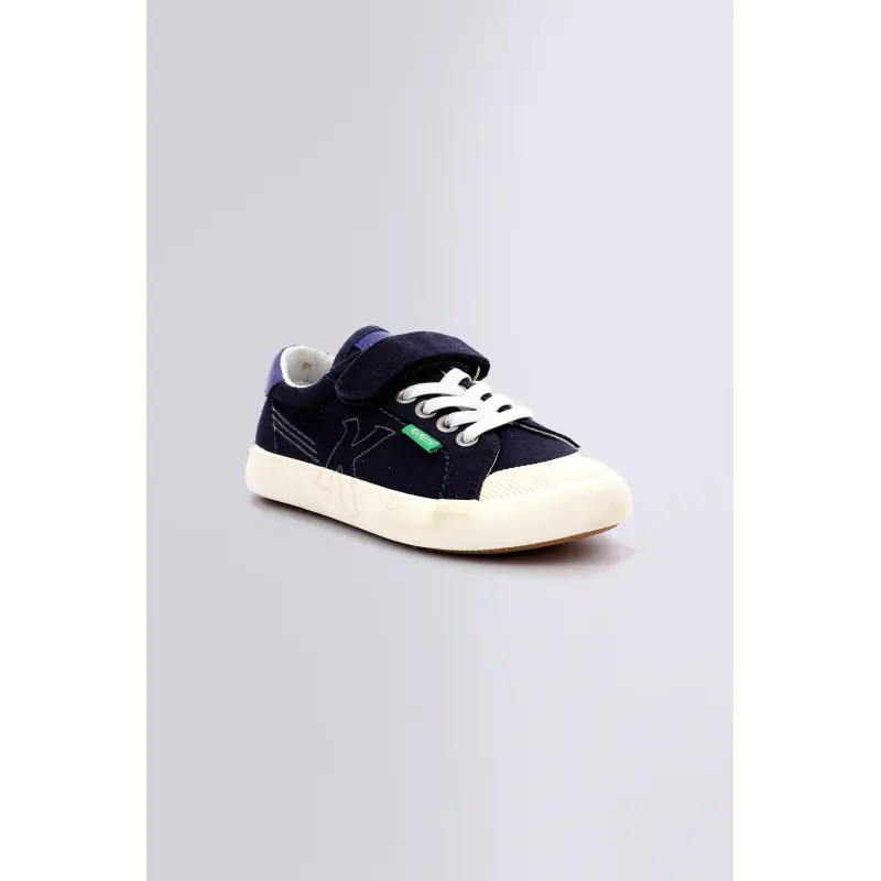 Kickgoldi Marine BASKETS BASSES Textile Fille