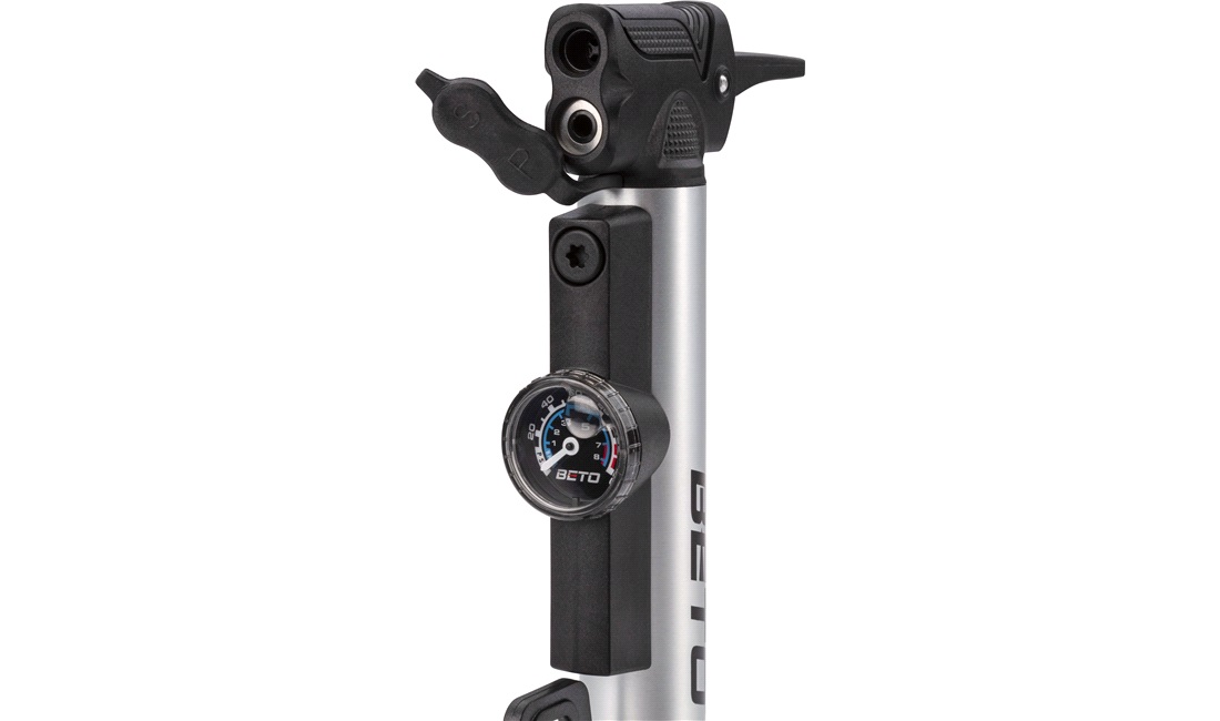 Beto minipumpe m/manometer alle ventiler